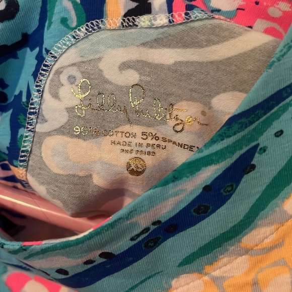 LILLY Pulitzer Waverly Top 3/4 Sleeve Multi All That She Wants Size XS - Picture 2 of 6